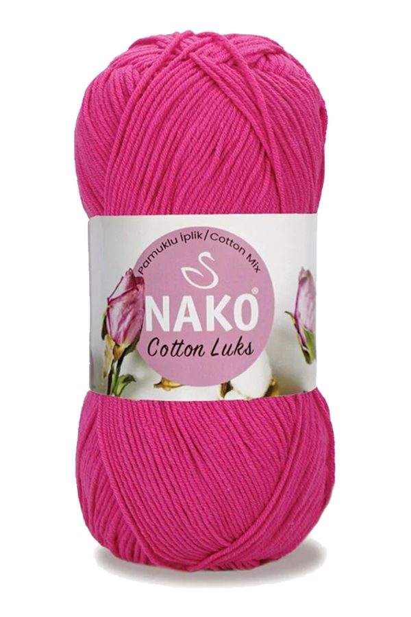 5 Adet Cotton Lüks Yelek Tunik Kazak Bluz Hırka İpi Yünü Fuşya 97572