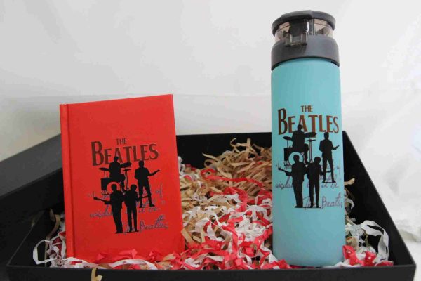 The Beatles Temalı Hediye Kutusu - Termos ve Defter Hediye Seti