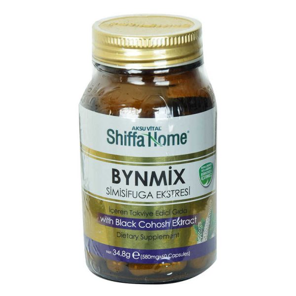 Shiffa Home Bynmix Simisifuga Ekstresi Diyet Takviyesi 580 Mg x 60 Kapsül