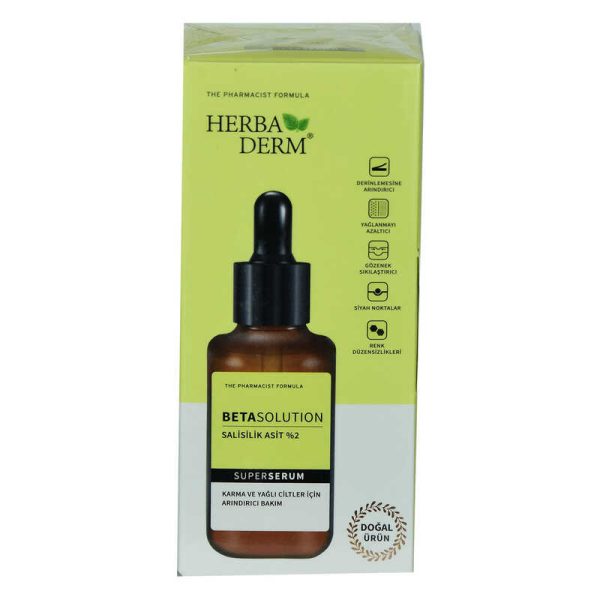 Superserum Betasolution Karma ve Yağlı Cilt Arındırıcı Doğal Yüz Serumu 30 ML