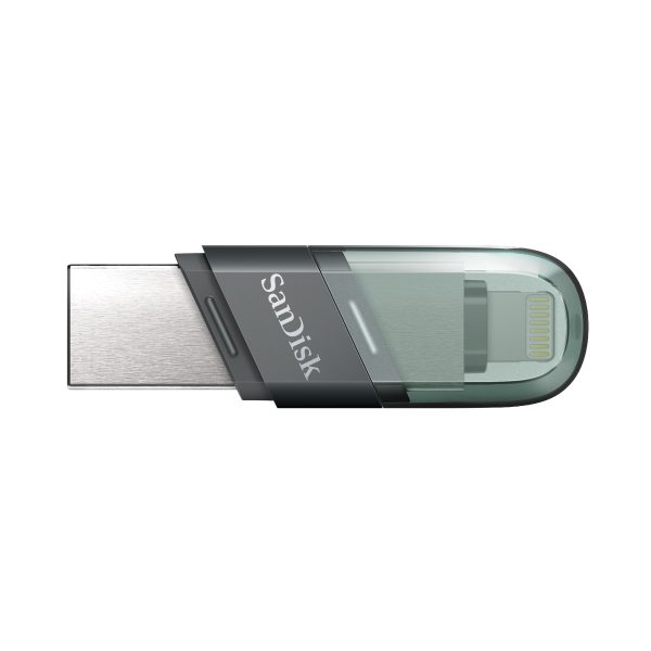 SanDisk iXpand Flash Drive Flip 128GB, Mint color